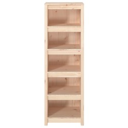 vidaXL Libreria 50x35x154 cm in Legno Massello di Pino