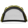 vidaXL Tenda per Feste con LED e 4 Pareti 3,6x3,6x2,3 m Verde