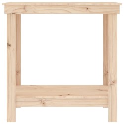 vidaXL Banco da Lavoro 80x50x80 cm in Legno Massello di Pino