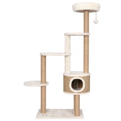 vidaXL Albero per Gatti con Cuscino Lusso e Tiragraffi 148cm in Giunco