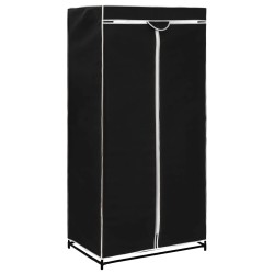 vidaXL Armadio Nero 75x50x160 cm