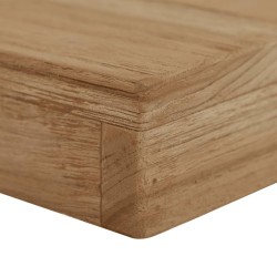 vidaXL Panchina 80 cm in Legno Massello di Teak