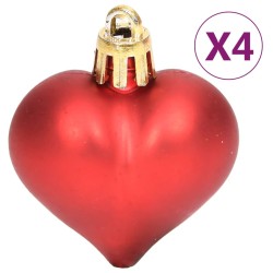 vidaXL Set Addobbi di Natale 70 pz Oro e Rosso