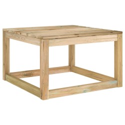 vidaXL Tavoli Giardino Pallet 2pz Marrone 60x60x36,5cm Pino Impregnato