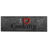 vidaXL Tappetino da Cucina Lavabile Cooking 45x150 cm