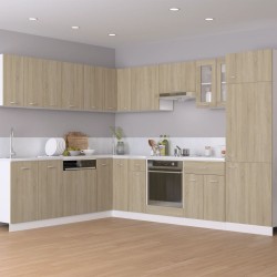 vidaXL Armadio per Frigo Rovere Sonoma 60x57x207 cm in Truciolato