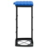 vidaXL Porta Sacchi Spazzatura 2 pz Nero e Blu 60 L in PP