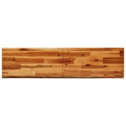 vidaXL Panca con Bordi Vivi 140 cm in Legno Massello di Acacia