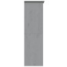 vidaXL Armadio BODO 151,5x52x176,5 cm in Legno Massello di Pino Grigio