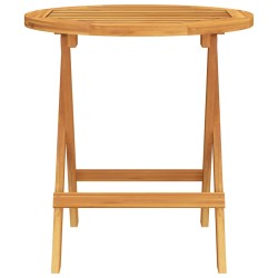   Tavolo da Bistrot Ø46x47 cm in Legno Massello di Acacia