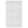   Libreria/Credenza Bianca 66x30x97,8 cm in Legno Ingegnerizzato