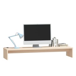   Supporto per Monitor 100x27x15 cm in Legno Massello di Pino