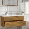   Mobile Lavabo Rovere Fumo 100x38,5x45 cm Legno ingegnerizzato