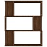   Libreria/Divisorio Rovere Marrone 80x24x96 cm Legno ingegnerizzato