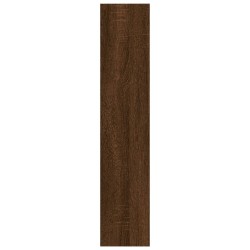   Mensola a Muro Rovere Marrone 90x16x78 cm in Legno Ingegnerizzato