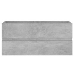   Mobile Sottolavabo Grigio Cemento 100x38,5x45 cm in Truciolato