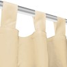    Tende in Micro Raso 2 pz con Passanti 140x245 cm Beige