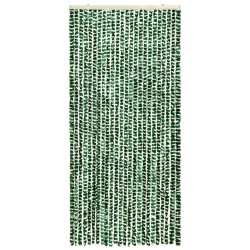   Zanzariera Verde e Bianco 100x220 cm Ciniglia