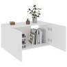   Armadietto da Parete Bianco 80x39x40 cm in Legno Ingegnerizzato