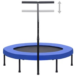   Trampolino da Fitness con Manico e Tappetino di Sicurezza 122cm