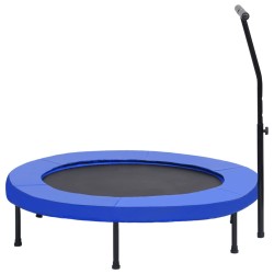   Trampolino da Fitness con Manico e Tappetino di Sicurezza 122cm