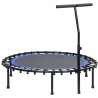   Trampolino da Fitness con Manico e Tappetino di Sicurezza 122cm