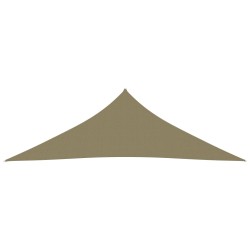 Parasole a Vela Oxford Triangolare 2,5x2,5x3,5 m Beige