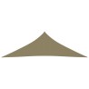 Parasole a Vela Oxford Triangolare 2,5x2,5x3,5 m Beige