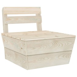   Set Divani da Giardino 2 pz in Legno di Abete Impregnato