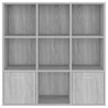   Libreria Grigio Sonoma 98x30x98 cm