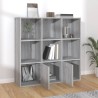   Libreria Grigio Sonoma 98x30x98 cm