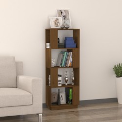   Libreria/Divisorio Miele 51x25x132 cm in Legno Massello di Pino