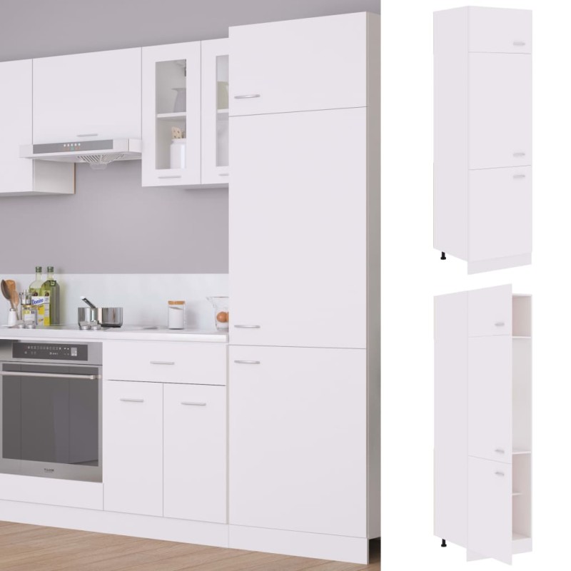   Armadio per Frigo Bianco 60x57x207 cm in Truciolato