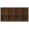   Libreria/Credenza Rovere Marrone 66x30x130 cm Legno ingegnerizzato