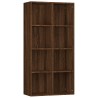   Libreria/Credenza Rovere Marrone 66x30x130 cm Legno ingegnerizzato