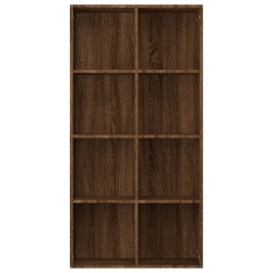   Libreria/Credenza Rovere Marrone 66x30x130 cm Legno ingegnerizzato