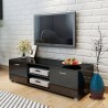   Mobile TV Bianco Laccato Lucido 140x40,3x34,7 cm