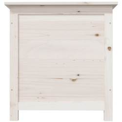   Scatola Cuscini Esterno Bianco 50x50x56 cm Legno Massello Abete