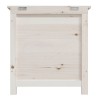   Scatola Cuscini Esterno Bianco 50x50x56 cm Legno Massello Abete