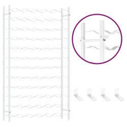 Portabottiglie per 72 Bottiglie Metallo Bianco