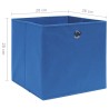   Contenitori 10 pz in Tessuto non Tessuto 28x28x28 cm Blu