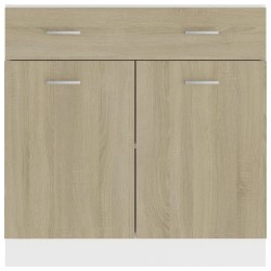   Armadio con Cassetto Rovere Sonoma 80x46x81,5 cm in Truciolato