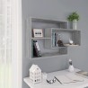   Mensola a Muro Grigio Sonoma 104x20x58,5 cm Legno ingegnerizzato