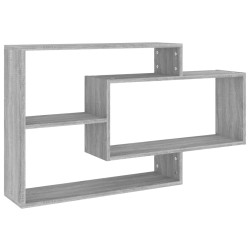   Mensola a Muro Grigio Sonoma 104x20x58,5 cm Legno ingegnerizzato