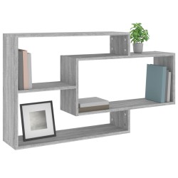   Mensola a Muro Grigio Sonoma 104x20x58,5 cm Legno ingegnerizzato