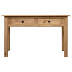   Tavolo Consolle 110x40x72 cm Legno Massello Pino Panama Range