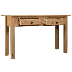   Tavolo Consolle 110x40x72 cm Legno Massello Pino Panama Range