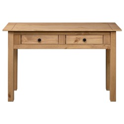   Tavolo Consolle 110x40x72 cm Legno Massello Pino Panama Range