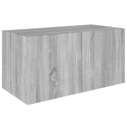   Armadietto da Parete Grigio Sonoma 80x39x40cm Legno ingegnerizzato