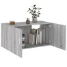   Armadietto da Parete Grigio Sonoma 80x39x40cm Legno ingegnerizzato